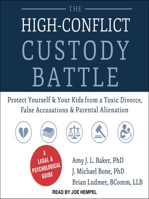 cover image of The High-Conflict Custody Battle